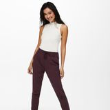 Pantalon - Effen - Viscose - High Waist - Slimfit