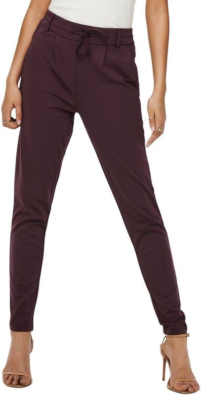Pantalon - Effen - Viscose - High Waist - Slimfit