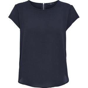 Only T-shirt Onlvic S s Solid Top Noos Wvn 15142784 Night Sky Dames