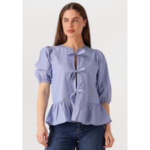 Moliin - Gabriel - Blouse - Lichtblauw - Polyester