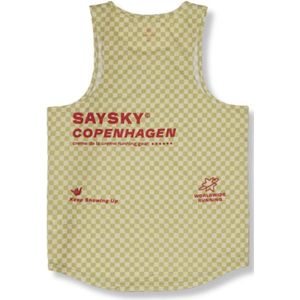 SAYSKY Checker Combat Singlet Heren