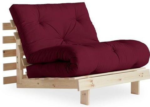 Karup Design Daybett "Roots Schlafsofa, Gästebett, Sofa inkl. Futonmatratze", Liegefläche 90/140/160 x200 cm, FSC zertifizierte Kiefer