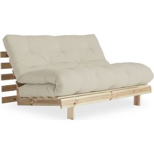 Karup Design Daybed "Roots 140 Schlafsofa, Gästebett, Sofa mit Futonmatratze", Inkl. Futonmatratze, Liegefläche 140x200 cm, FSC zertifizierte Kiefer