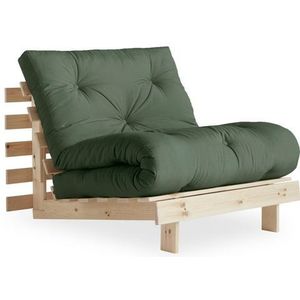 Karup Design Daybed "Roots Schlafsofa, Gästebett, Sofa inkl. Futonmatratze", Liegefläche 90/140/160 x200 cm, FSC zertifizierte Kiefer