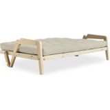Karup Design Schlafsofa, Mit Holzstruktur, inkl. Futonmatratze, Liegefläche 130x190 cm