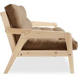 Karup Design Schlafsofa, Mit Holzstruktur, inkl. Futonmatratze, Liegefläche 130x190 cm