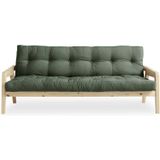 Karup Design Schlafsofa, Mit Holzstruktur, inkl. Futonmatratze, Liegefläche 130x190 cm
