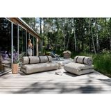 Karup Design Buckle Up Out stoel en sofabed van Dralon | Lounge-bed lounge meubelen en tuinmeubelen bedekt met vlekbestendig en waterafstotende Dralon stof 60x70x95 beige