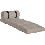 Karup Design Buckle Up Out stoel en sofabed van Dralon | Lounge-bed lounge meubelen en tuinmeubelen bedekt met vlekbestendig en waterafstotende Dralon stof 60x70x95 beige