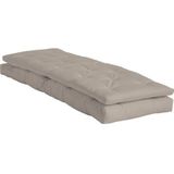 Karup Design Buckle Up Out stoel en sofabed van Dralon | Lounge-bed lounge meubelen en tuinmeubelen bedekt met vlekbestendig en waterafstotende Dralon stof 60x70x95 beige