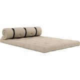 Karup Design Buckle-Up Loungen Slaapbank - Buitenbank voor ultieme lounge-ervaring - Beige, Schuimstof vulling - 95x140x68 cm