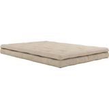 Karup Design Buckle-Up Loungen Slaapbank - Buitenbank voor ultieme lounge-ervaring - Beige, Schuimstof vulling - 95x140x68 cm