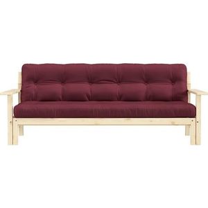 Unwind (slaap)bank naturel hout/bordeaux - 134101710