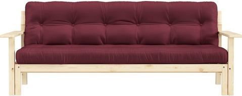 Unwind (Schlaf-)Sofa Naturholz/Burgund – 134101710