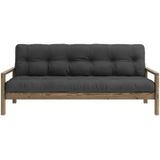 Knob (Schlafsofa) braun/dunkelgrau - 135106734