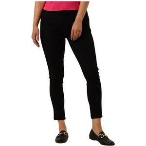 Minus Carma Pants 7/8 Broeken & Jumpsuits Dames - Jeans - Broekpak - Zwart - Maat 46