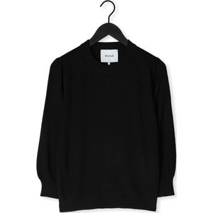 Minus Mersin Knit Tee Truien vesten Dames - Sweater - Hoodie - Vest- Zwart