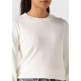 Zijden Dames T-Shirt Rondhals Kokon Zwo Gebroken Wit S - 100% Zijde