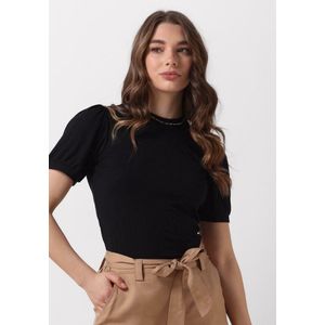 Minus Johanna Tee Tops T-shirts Dames - Shirt - Zwart