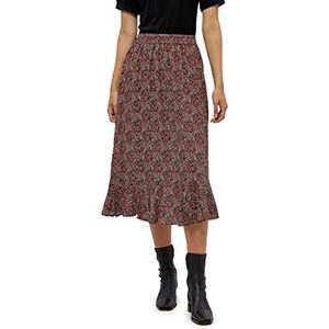 Minus Vrouwen Anina Skirt, lipstick red flower print, 40