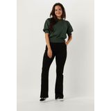 minus - Broek Carma - Zwart - Flared - Mid Waist - Lang