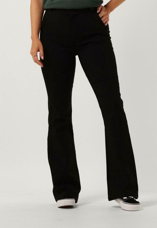 minus - Broek Carma - Zwart - Flared - Mid Waist - Lang