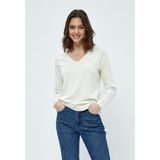 Gebreide Trui - Effen - Knitwear - Lange Mouw - V-hals