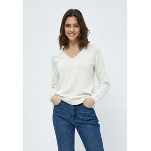 Gebreide Trui - Effen - Knitwear - Lange Mouw - V-hals