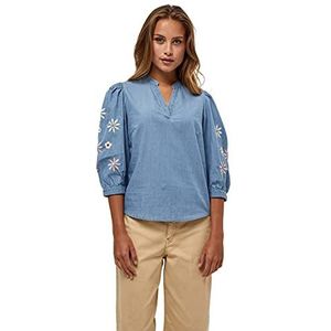 Peppercorn Dames Delara Blouse, 9600 Lichtblauw Wassen, 48/Groot