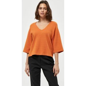 Peppercorn - Rosalia - Pullover - Peach Caramel Melange - Viscose, Polyester, Nylon