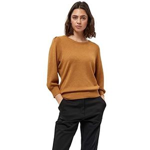 Peppercorn Dames Tana Pearlknit 3/4 mouw, Bone Bruin, L