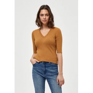 Peppercorn - Tana - Pullover - Bone Brown - 75% Viscose - 25% Nylon