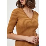 Peppercorn - Tana - Pullover - Bone Brown - 75% Viscose - 25% Nylon