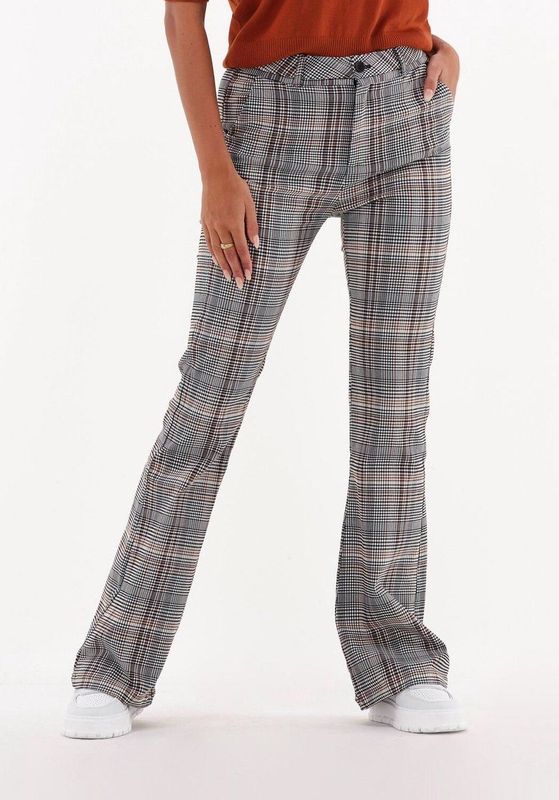 Minus - Flared Broek - Veelkleurig - Dames