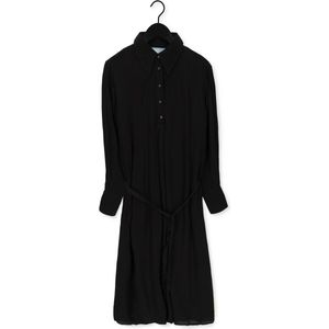 Minus - Lasina Solid Shirtdress - Jurk - Zwart
