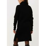 Minus - Gebreide Jurk - Zwart - Dames - 2XL