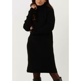 Minus - Gebreide Jurk - Zwart - Dames - 2XL