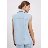 Norr Larisa denim waist coat -