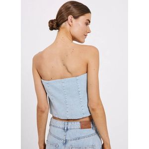 Norr - Ninni - Denim Top - Strapless - Cropped