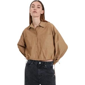 Travis shirt khaki stripe - NORR