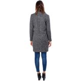 Jacqueline de Yong, Dames, Mantels, Grijs, Maat: 2XS Katoen,