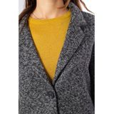 Jacqueline de Yong, Dames, Mantels, Grijs, Maat: 2XS Katoen,