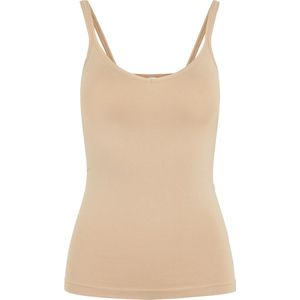 Pieces PCPLAIN Underwear Top Noos BC Gebreid, Beige, XS/S Dames, Beige
