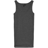 Vero Moda - VmMaxi My Soft Long Tank Top - Tanktop - Zwart - 95% Katoen, 5% Elastaan