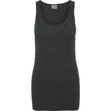 Vero Moda - VmMaxi My Soft Long Tank Top - Tanktop - Zwart - 95% Katoen, 5% Elastaan