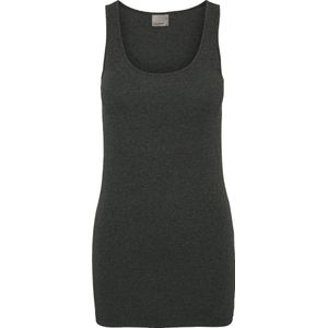 Vero Moda - VmMaxi My Soft Long Tank Top - Tanktop - Zwart - 95% Katoen, 5% Elastaan