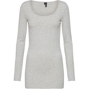 Vero Moda - 10152908 - Longsleeve - Zwart - Katoen/Elastaan