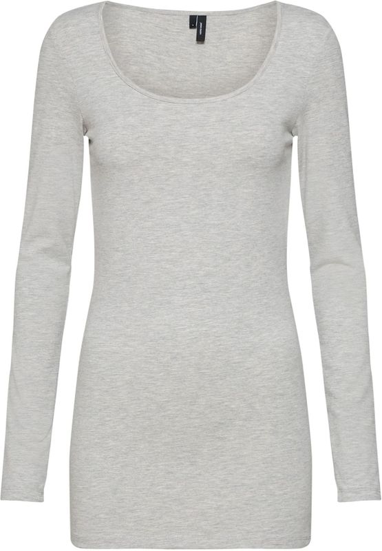 Vero Moda - 10152908 - Longsleeve - Zwart - Katoen/Elastaan