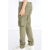 NAME IT - Cargo Broek - Kaki - Katoen