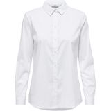 JDY - Blouse - Wit - Katoen/Polyester/Elastaan - Regular Fit
